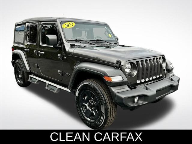 used 2022 Jeep Wrangler Unlimited car, priced at $26,815