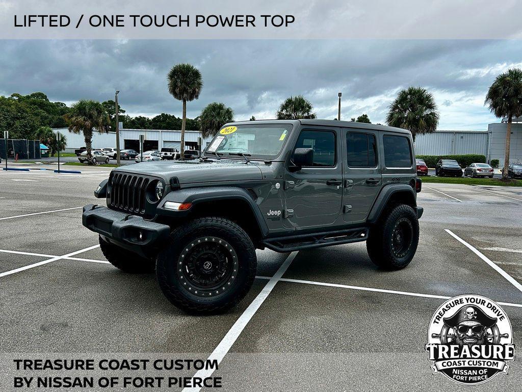 used 2021 Jeep Wrangler Unlimited car, priced at $29,887