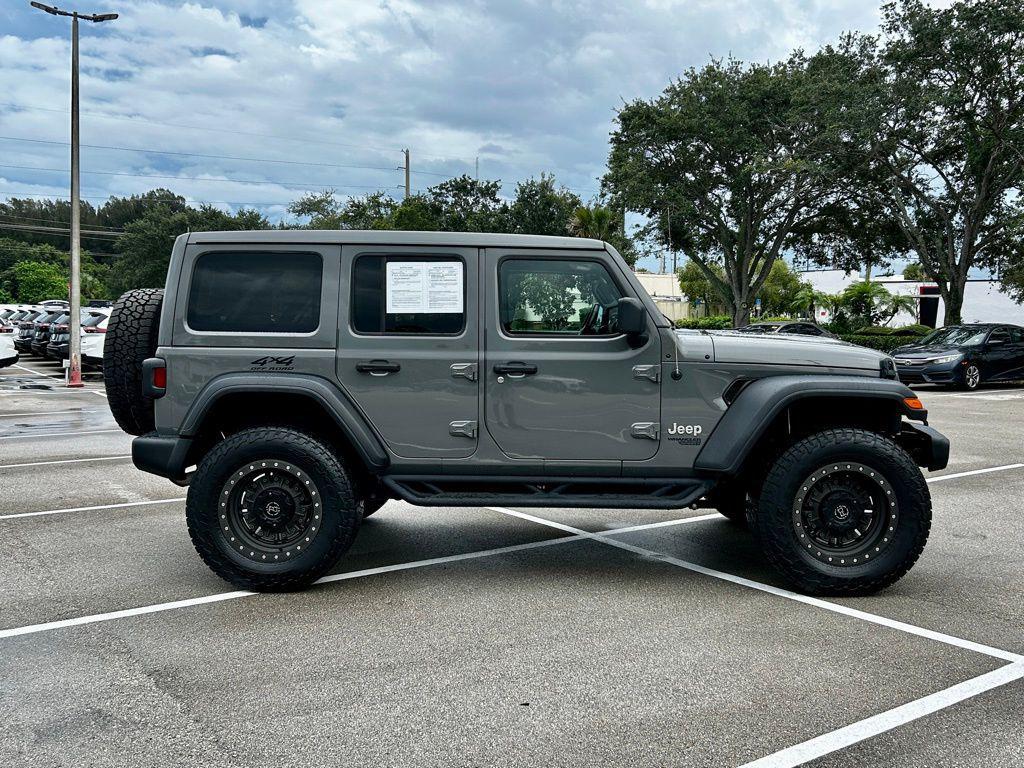 used 2021 Jeep Wrangler Unlimited car, priced at $35,554