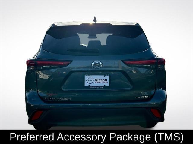 used 2022 Toyota Highlander car, priced at $27,815