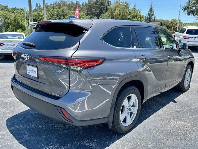 used 2021 Toyota Highlander car, priced at $27,895