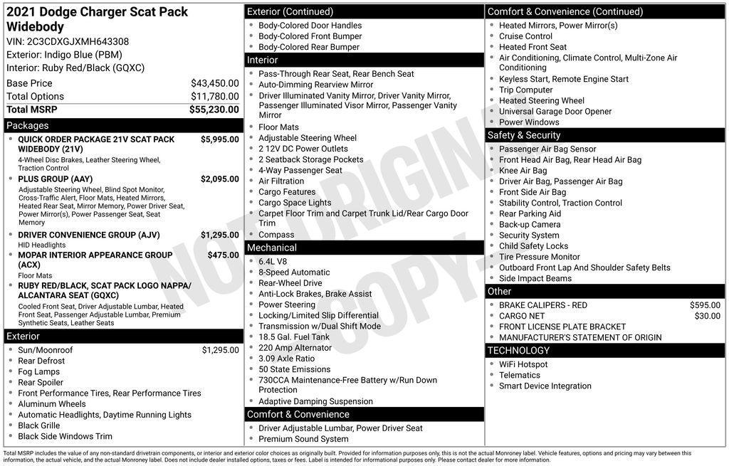 used 2021 Dodge Charger car, priced at $49,999