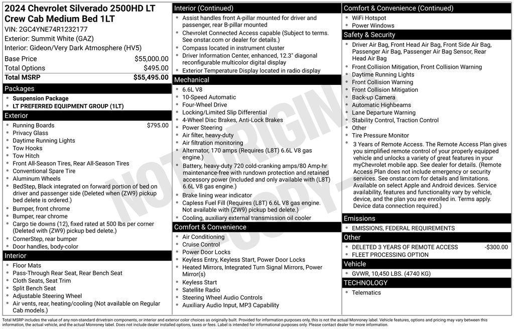 used 2024 Chevrolet Silverado 2500 car, priced at $45,814