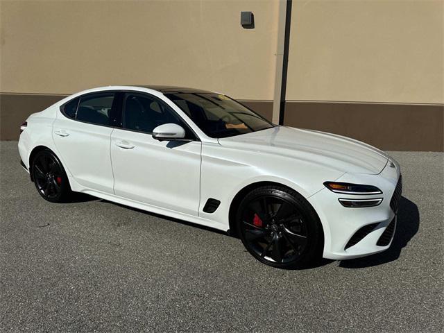 used 2023 Genesis G70 car, priced at $36,528