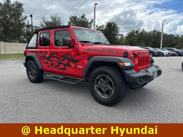 used 2018 Jeep Wrangler Unlimited car, priced at $20,449