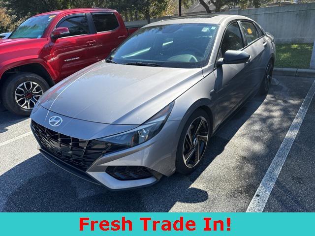used 2021 Hyundai Elantra car, priced at $17,899