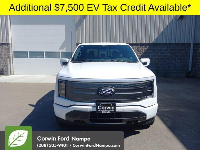 new 2025 Ford F-150 Lightning car, priced at $75,457