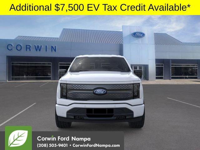 new 2025 Ford F-150 Lightning car, priced at $65,405