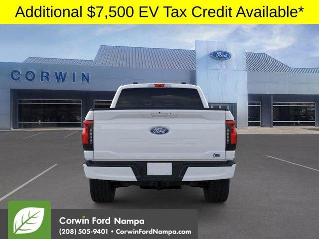 new 2025 Ford F-150 Lightning car, priced at $65,405
