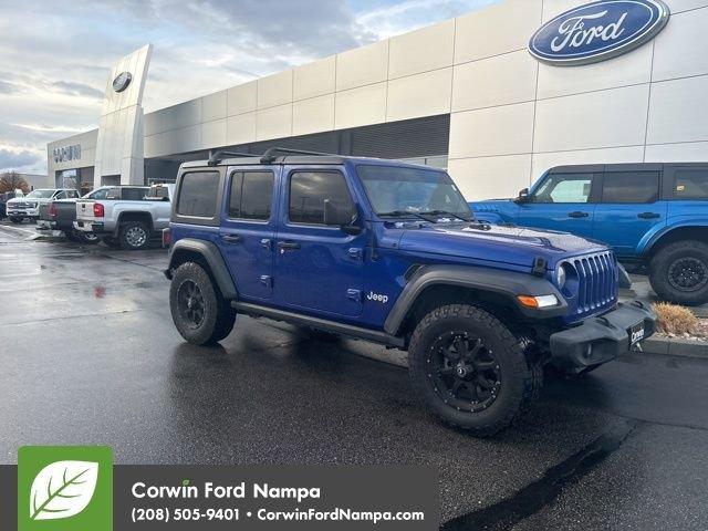 used 2018 Jeep Wrangler Unlimited car, priced at $23,389