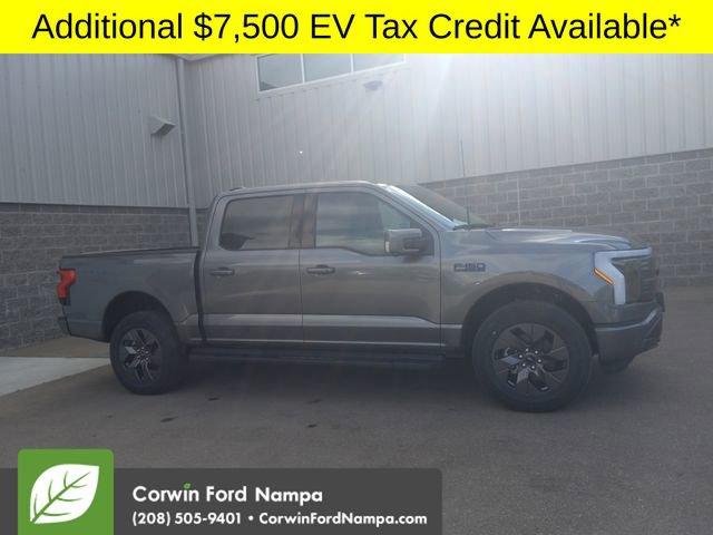 new 2025 Ford F-150 Lightning car, priced at $75,457