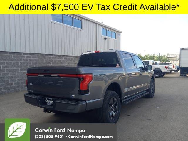 new 2025 Ford F-150 Lightning car, priced at $75,457