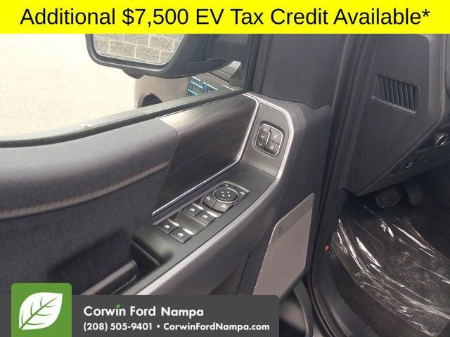 new 2025 Ford F-150 Lightning car, priced at $75,457