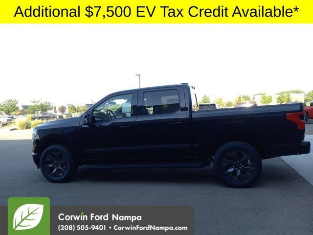 new 2025 Ford F-150 Lightning car, priced at $74,469