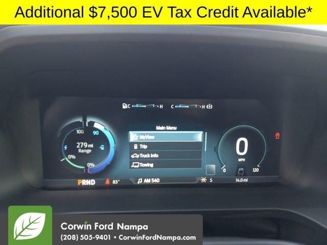 new 2025 Ford F-150 Lightning car, priced at $74,469