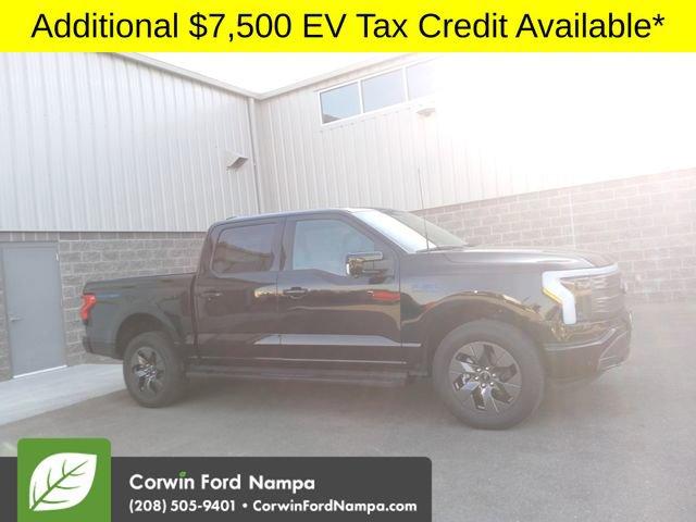 new 2025 Ford F-150 Lightning car, priced at $74,469
