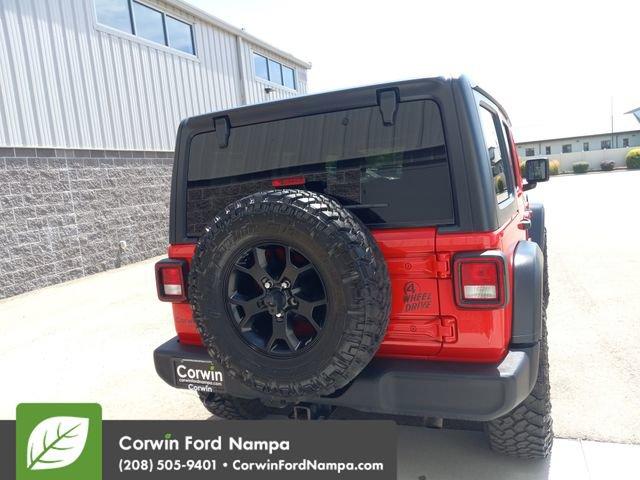used 2021 Jeep Wrangler car, priced at $27,849