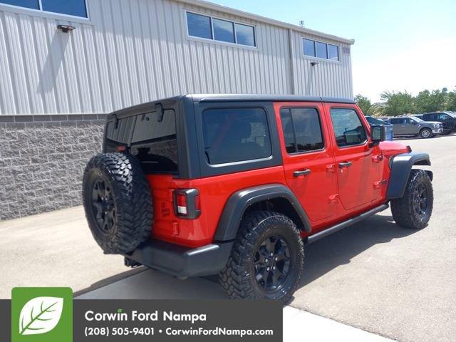 used 2021 Jeep Wrangler car, priced at $27,849
