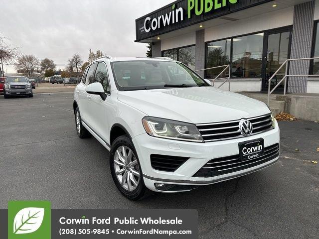 used 2015 Volkswagen Touareg car, priced at $10,989