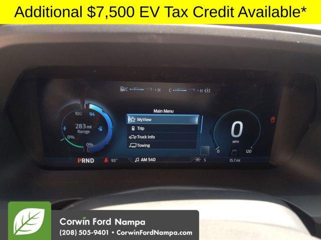 new 2025 Ford F-150 Lightning car, priced at $75,363
