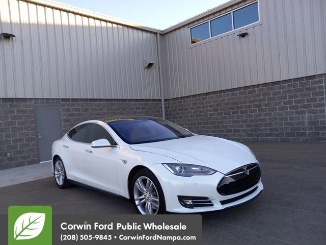 used 2013 Tesla Model S car, priced at $18,500