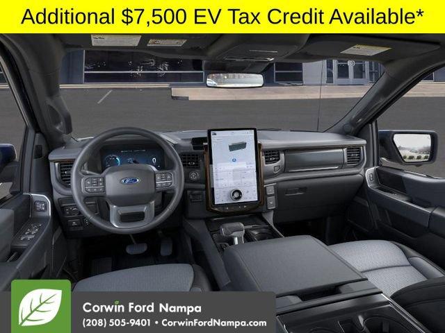 new 2025 Ford F-150 Lightning car, priced at $74,469