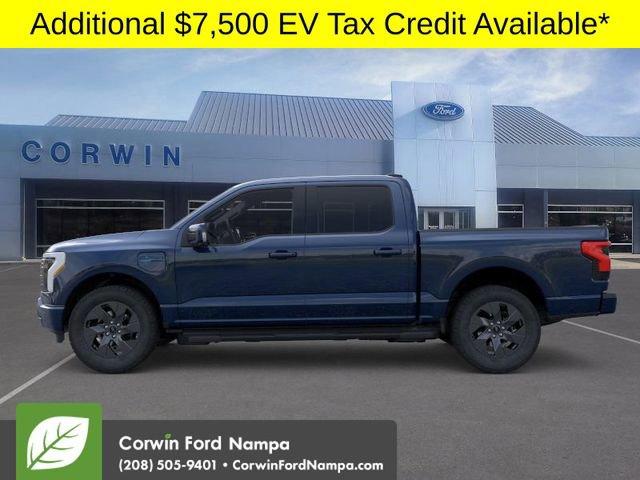 new 2025 Ford F-150 Lightning car, priced at $74,469