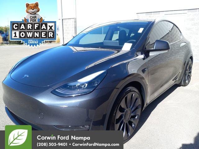 used 2025 Tesla Model Y car, priced at $41,566