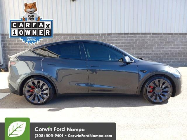used 2025 Tesla Model Y car, priced at $41,566