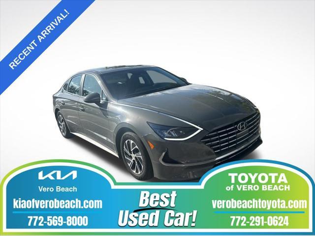 used 2022 Hyundai Sonata Hybrid car, priced at $18,987