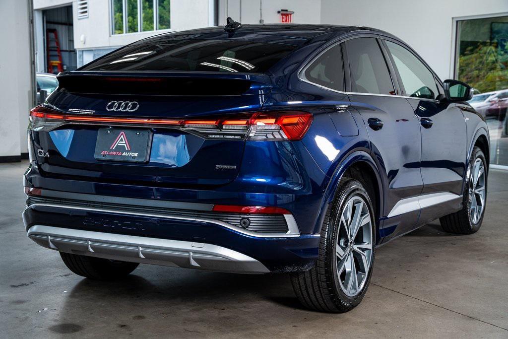used 2024 Audi Q4 e-tron car, priced at $37,999