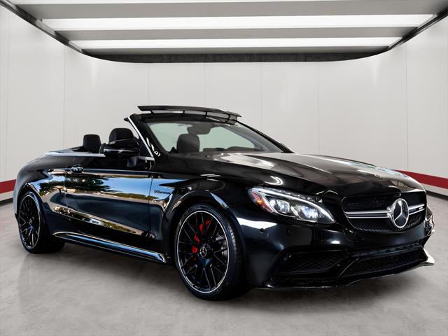 used 2018 Mercedes-Benz AMG C 63 car, priced at $44,999