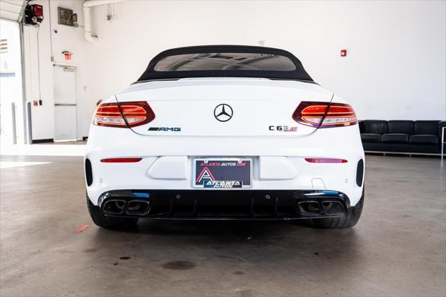 used 2020 Mercedes-Benz AMG C 63 car, priced at $59,995