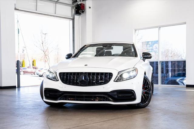 used 2020 Mercedes-Benz AMG C 63 car, priced at $59,995