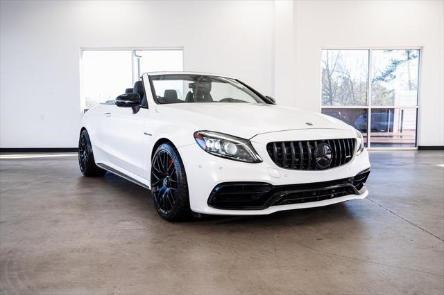 used 2020 Mercedes-Benz AMG C 63 car, priced at $59,995