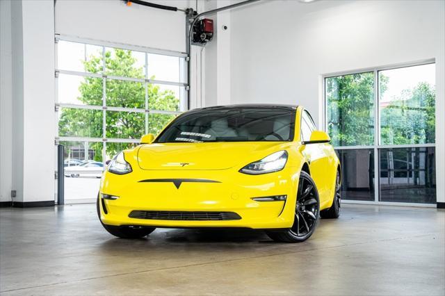 used 2021 Tesla Model 3 car, priced at $27,999