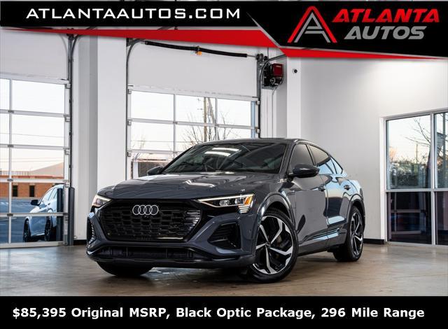 used 2024 Audi Q8 e-tron car, priced at $45,999