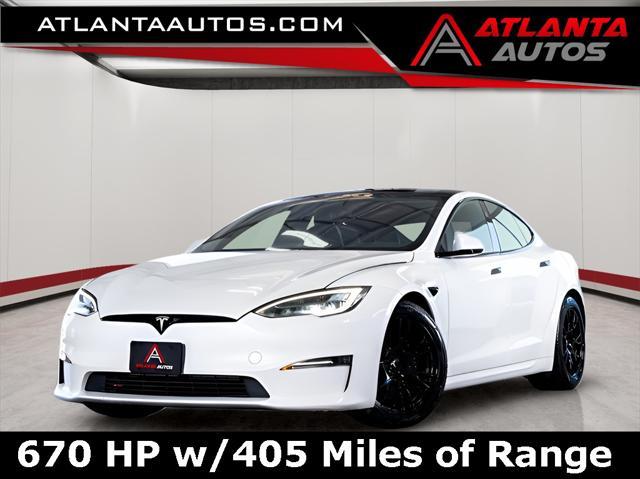 used 2022 Tesla Model S car, priced at $47,999