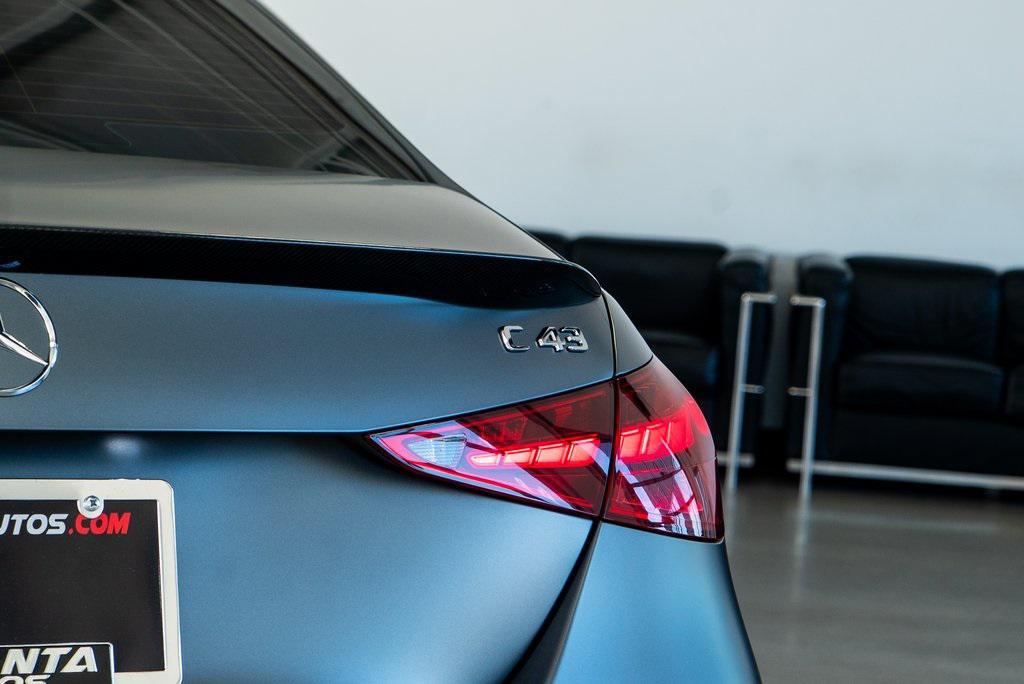 used 2023 Mercedes-Benz AMG C 43 car, priced at $43,999