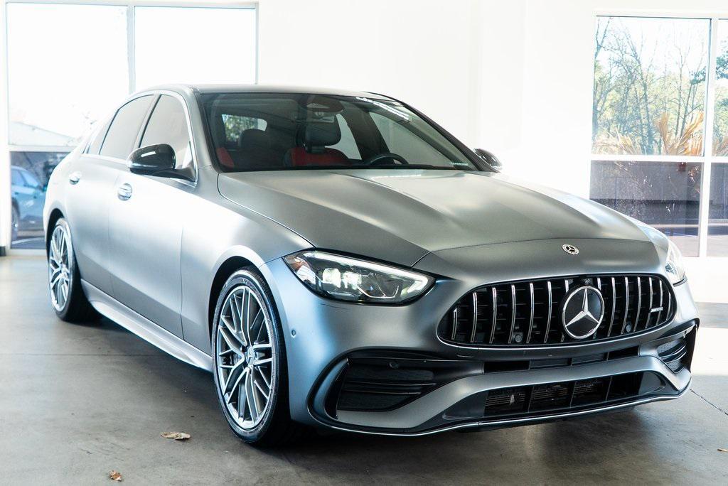 used 2023 Mercedes-Benz AMG C 43 car, priced at $43,999