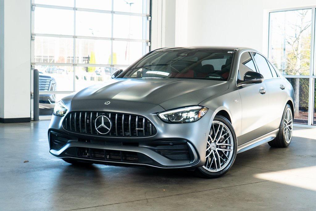 used 2023 Mercedes-Benz AMG C 43 car, priced at $43,999