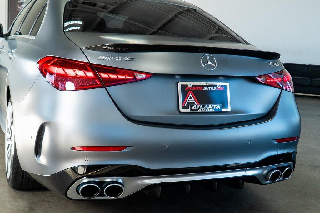 used 2023 Mercedes-Benz AMG C 43 car, priced at $43,999