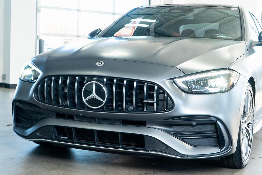 used 2023 Mercedes-Benz AMG C 43 car, priced at $43,999