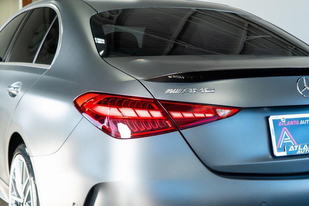 used 2023 Mercedes-Benz AMG C 43 car, priced at $43,999