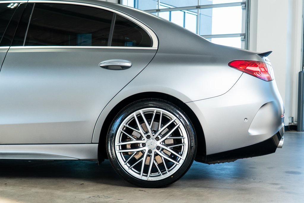 used 2023 Mercedes-Benz AMG C 43 car, priced at $43,999