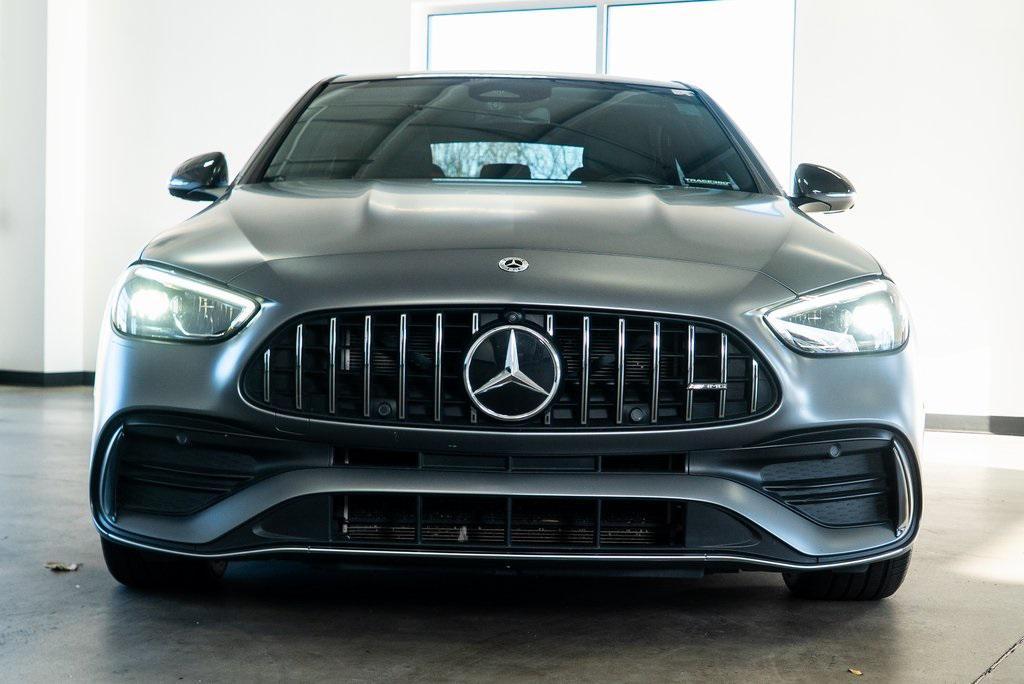used 2023 Mercedes-Benz AMG C 43 car, priced at $43,999