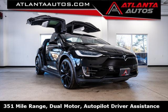 used 2020 Tesla Model X car, priced at $47,999