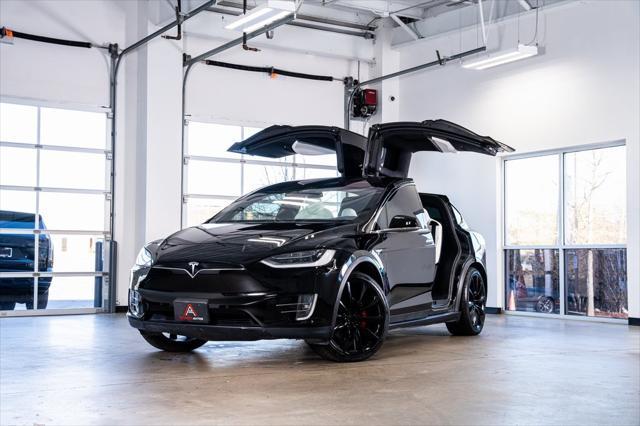 used 2020 Tesla Model X car, priced at $47,999