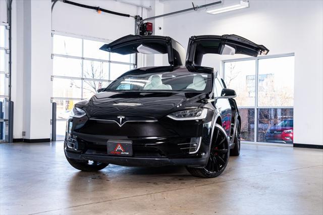 used 2020 Tesla Model X car, priced at $47,999