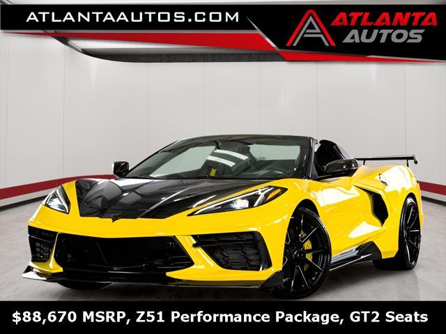 used 2021 Chevrolet Corvette car, priced at $75,999